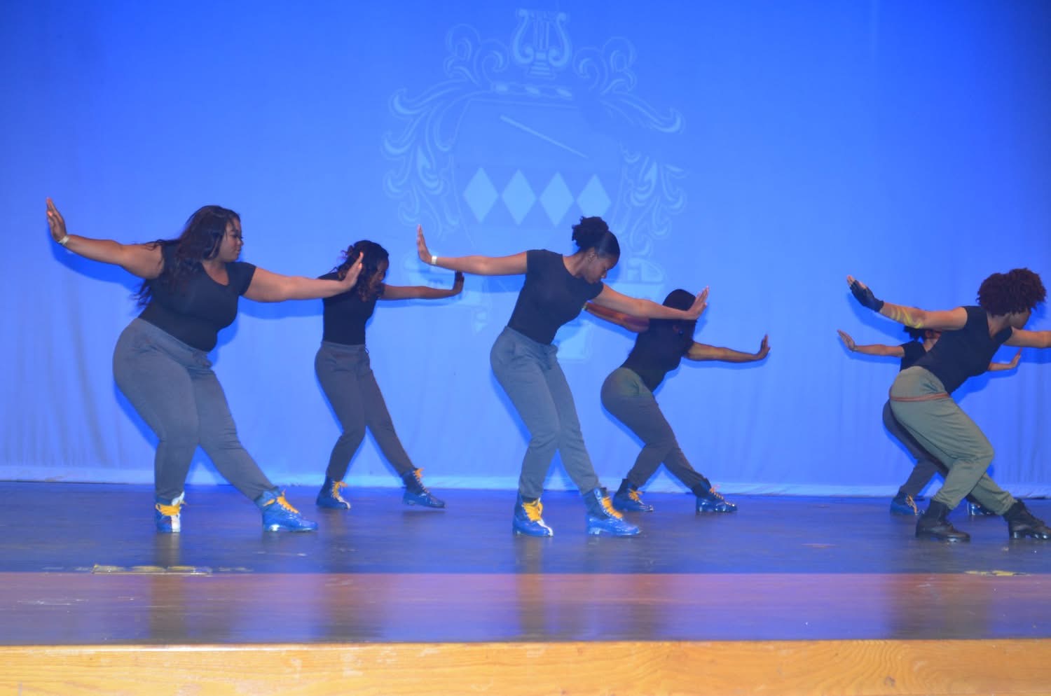 Performance and team moments at The Stompdown